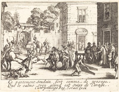 Avresan av Jacques Callot