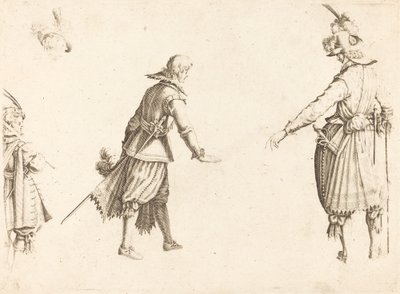 Inskrivningen av trupperna av Jacques Callot