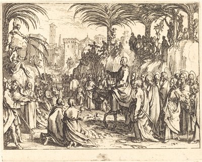 Inträdet i Jerusalem av Jacques Callot