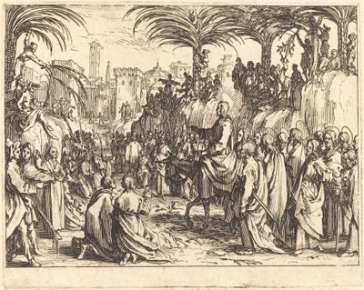 Inträdet i Jerusalem av Jacques Callot