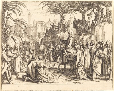 Inträdet i Jerusalem av Jacques Callot