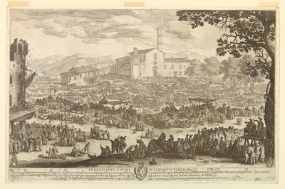 Mässan på Impruneta av Jacques Callot