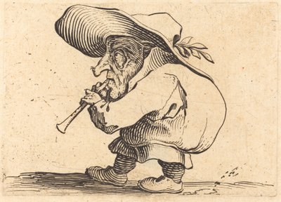 Flageoletspelaren av Jacques Callot