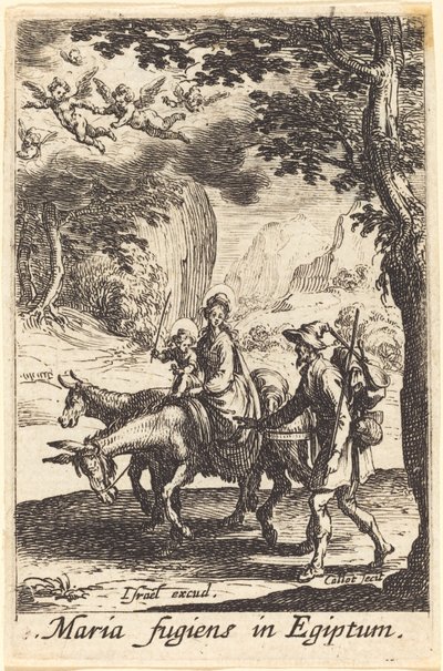Flygningen till Egypten av Jacques Callot