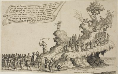 Flot of Mount Parnassus, från The War of Beauty av Jacques Callot
