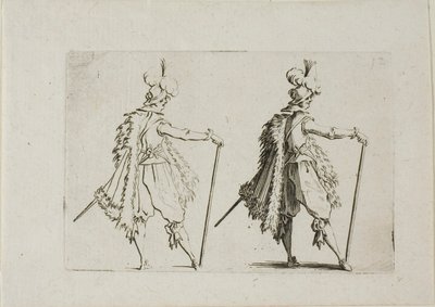 The Gentleman with a Large Cane, från The Caprices av Jacques Callot