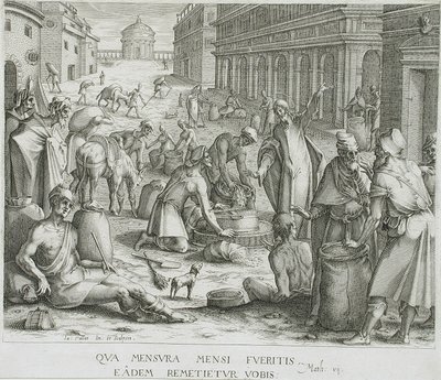 Spannmålsvägarna av Jacques Callot