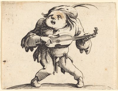 Gitarrspelaren av Jacques Callot