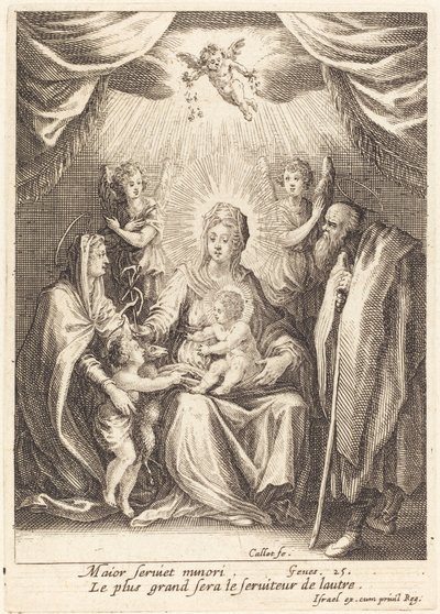 Hyllningarna av spädbarnet Saint John av Jacques Callot