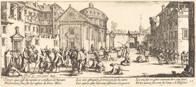 Sjukhuset, c. 1633. av Jacques Callot