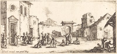Sjukhuset från Krigets små misär av Jacques Callot
