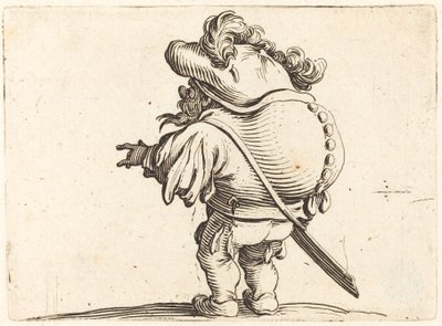 Puckelryggen med den fjädermössa av Jacques Callot