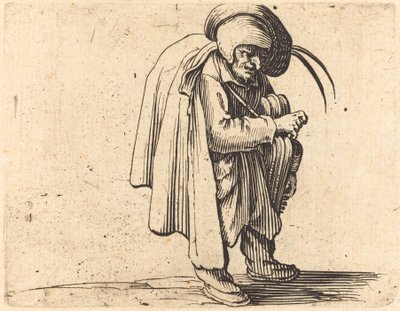 Hurdy-Gurdy-spelaren av Jacques Callot