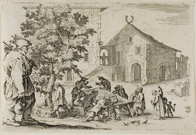 Värdshuset, från The Caprices av Jacques Callot