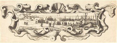 Truppernas landsättning, troligen 16281631. av Jacques Callot