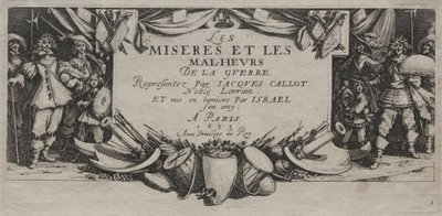 Krigets stora elände av Jacques Callot