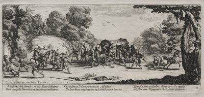 The Large Miseries of War: Highway Robbery av Jacques Callot