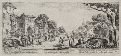 The Large Miseries of War: The Beggars and the Dying av Jacques Callot