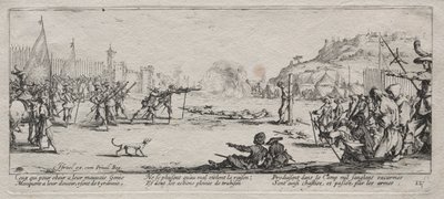 The Large Miseries of War: The Firing Squad av Jacques Callot