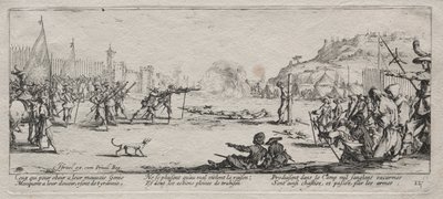 The Large Miseries of War: The Firing Squad, 1633. av Jacques Callot