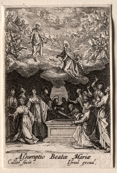 The Life of the Virgin: The Assumption of the Virgin av Jacques Callot