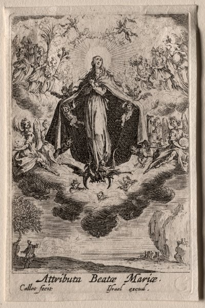 The Life of the Virgin: The Attributes of the Virgin av Jacques Callot