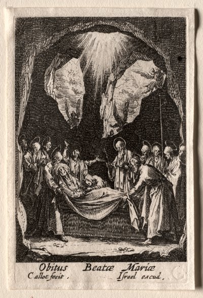 The Life of the Virgin: The Entombment of the Virgin av Jacques Callot