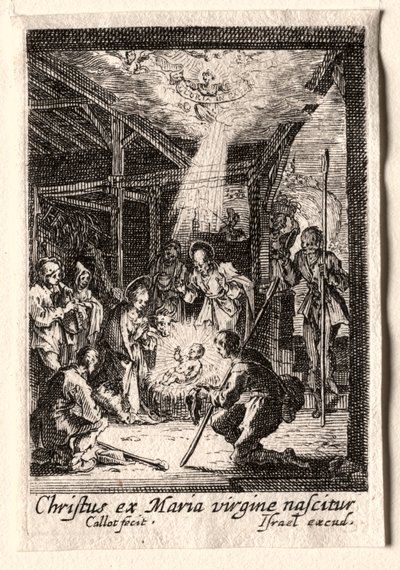 Jungfruns liv: Födelsekyrkan av Jacques Callot