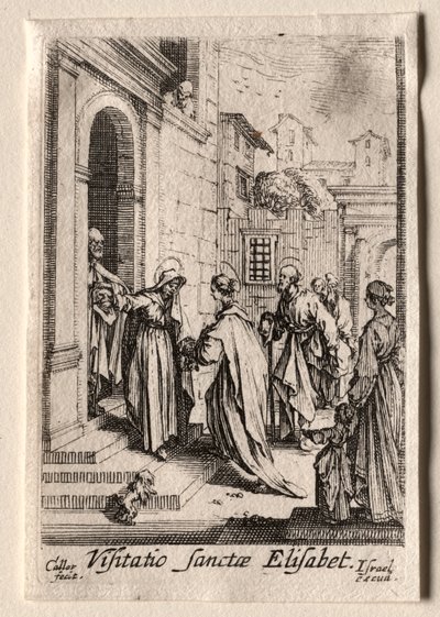 Jungfruns liv: Visitationen av Jacques Callot