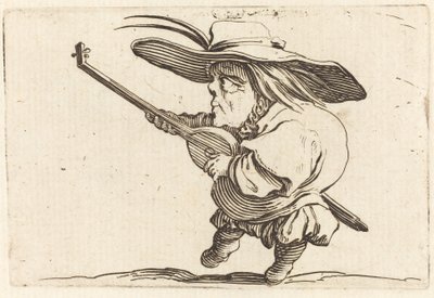 Lutspelaren av Jacques Callot