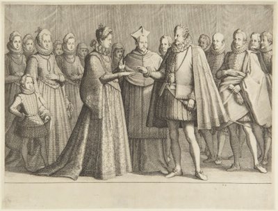 Ferdinand I:s äktenskap av Jacques Callot