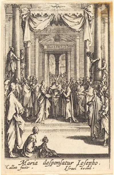 Jungfruns äktenskap, 1630 eller efter. av Jacques Callot