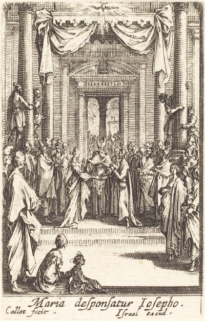 Jungfruns äktenskap, 1630 eller efter. av Jacques Callot