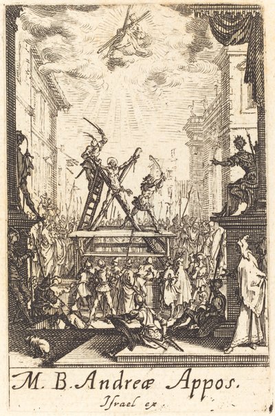 Sankt Andreas martyrskap av Jacques Callot