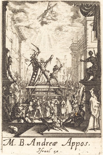Sankt Andreas martyrskap av Jacques Callot