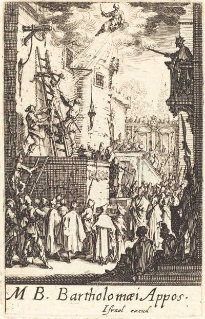 Sankt Bartolomeus martyrskap av Jacques Callot