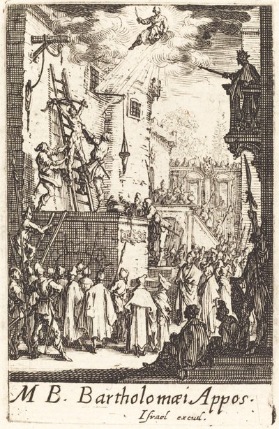 Sankt Bartolomeus martyrskap av Jacques Callot