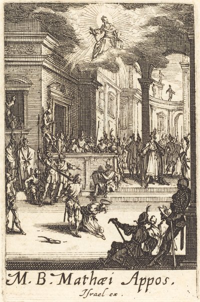 Matteus martyrskap av Jacques Callot