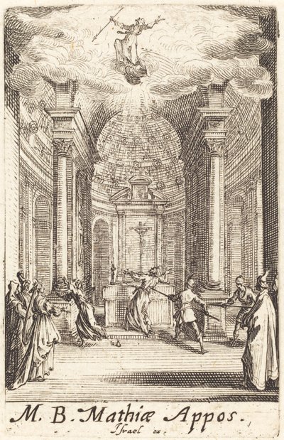 Sankt Mattias martyrskap av Jacques Callot
