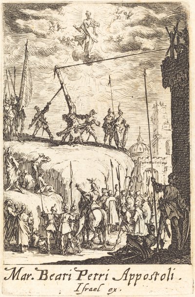 Sankt Peters martyrskap av Jacques Callot
