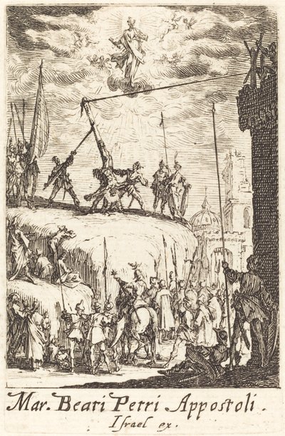 Sankt Peters martyrskap av Jacques Callot