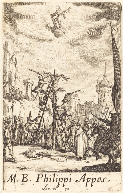 Sankt Filips martyrskap av Jacques Callot