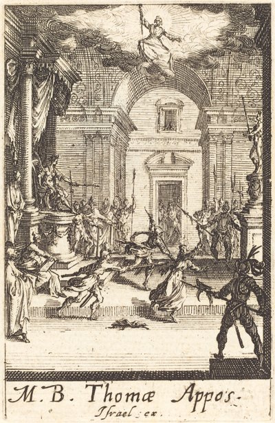 Sankt Thomass martyrskap av Jacques Callot