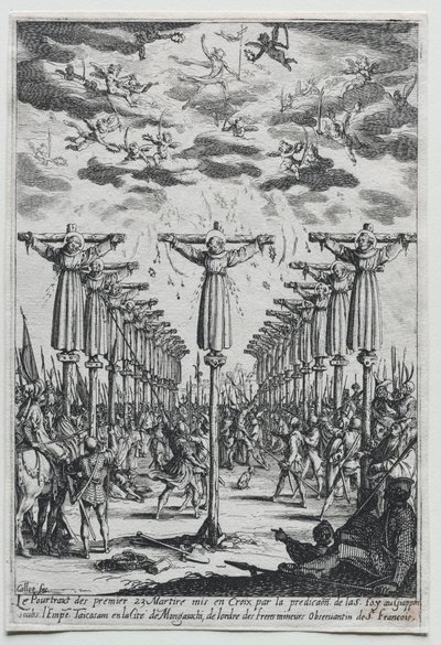 Martyrerna i Japan av Jacques Callot