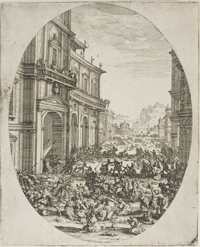 The Massacre of the Innocents (Andra plattan) av Jacques Callot