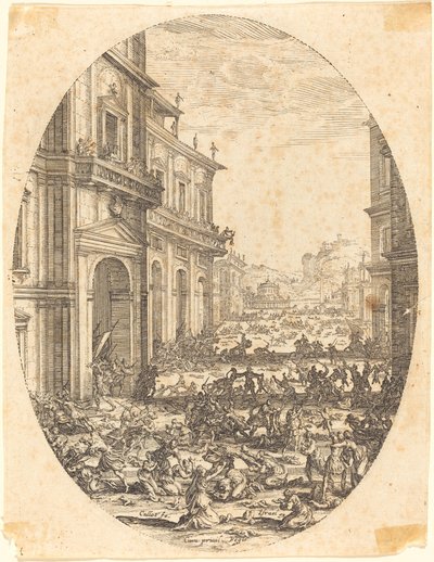 Massakern på de oskyldiga av Jacques Callot