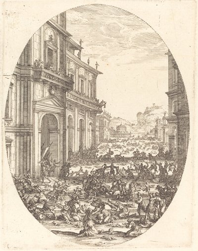Massakern på de oskyldiga av Jacques Callot