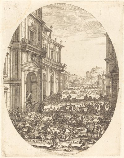 Massakern på de oskyldiga av Jacques Callot