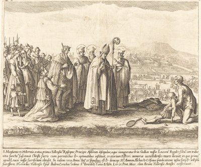 Miraklet av Saint Mansuy. av Jacques Callot