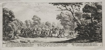 Krigets miseries: Arrest of Malefactors, 1633. av Jacques Callot